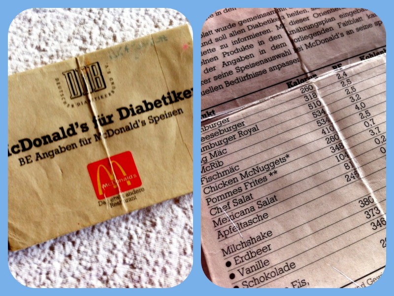 Foto BE Tabelle Mc Donalds