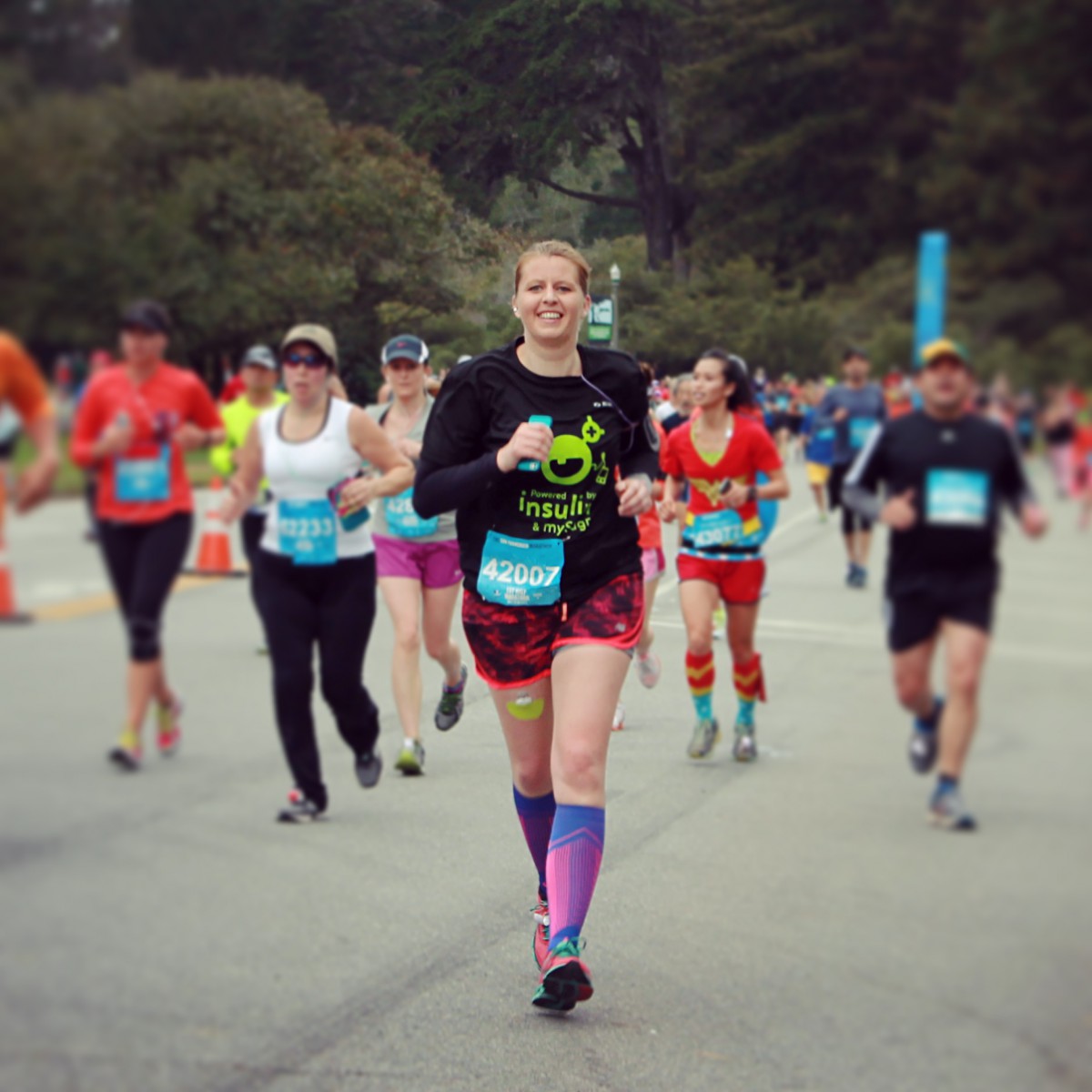 Zieleinlauf im Golden Gate Park