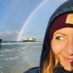 Regenbogen am Meer